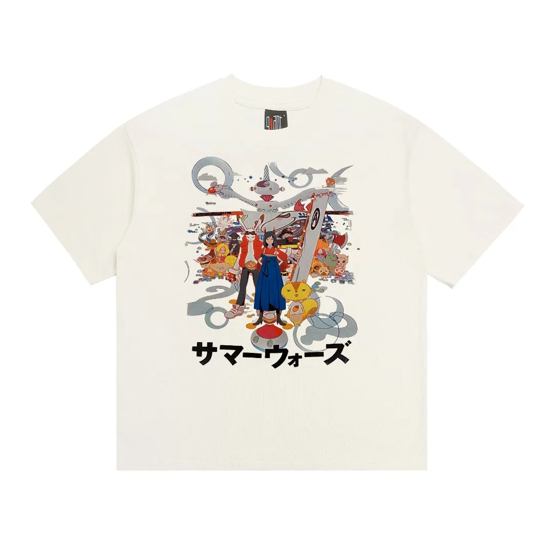 Mechao Saint Michael GEEKSRULE Summer Battle T-shirt animation printed short-sleeved digital white ink direct spray, the fabric is breathable and the pattern is three-dimensional and clear. Fabric: Double yarn 240g Style number: S825 Size: S-M-L-XL Color: Off-white Price: P110